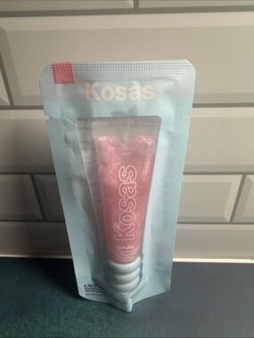 Kosas Pink Shimmery Lip Gloss Tube